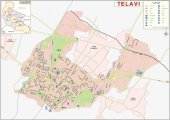 карта Телави