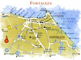 карта Форталеза