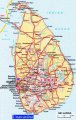 Унаватуна на карте Шри Ланки