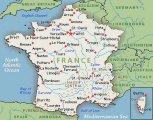 Страсбург на карте Франции