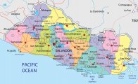 Административная карта Сальвадора