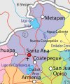 карта Санта-Ана