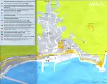 Карта Амальфи с улицами