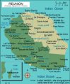 Карта острова Реюньона