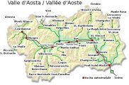 карта Валь д Аоста