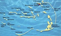 Карта архипелага Лос Рокес