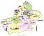 Туристическая карта Синьцзяня