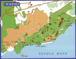 карта Симеиз