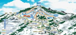 Схема горнолыжных трасс Белокурихи