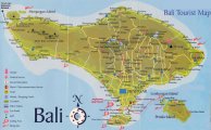 Нуса Дуа на карте Бали