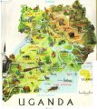 Туристическая карта Уганды