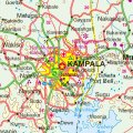 карта Кампала