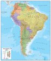 Чили на карте Южной Америки