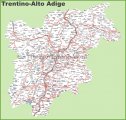 карта Трентино–Альто-Адидже