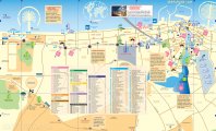Карта района Джумейра и эмирата Дубай