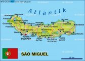 Карта острова Сан-Мигел