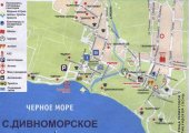 карта Дивноморское