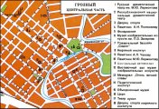 карта Грозный