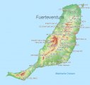 карта острова Фуэртевентура