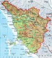карта Тоскана