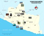 карта курорта Джокьякарта(о.Ява)