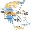 Общая карта Греции