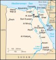 Политическая карта Египта