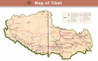 карта курорта Тибет