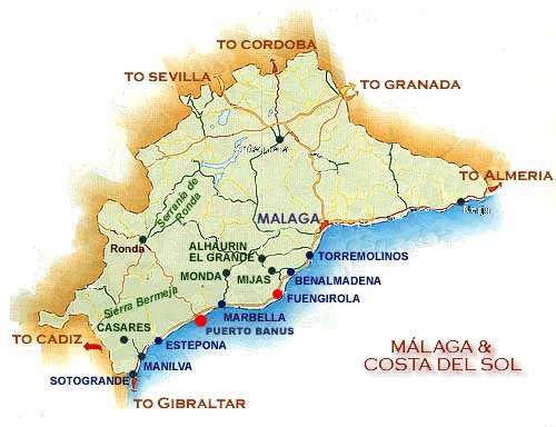 испания марбелья побережье показать на карте