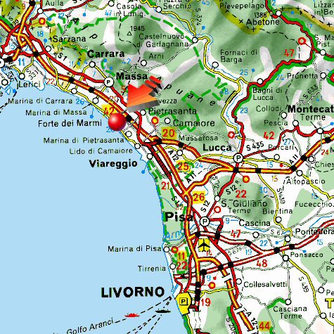 Италия форте дей марми на карте вид на жительство черногория при покупке недвижимости