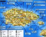 карта острова Комино