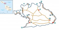 карта острова Комино