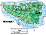 карта острова Муреа