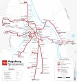 карта метро города Агсбург
