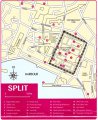карта курорта Сплит