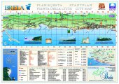 подробная карта курорта Брела- Средняя Далмация