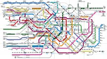 карта Токио