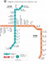 карта метро города Киото