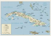 Политическая карта Кубы