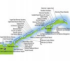 Карта расположения отелей в Варадеро