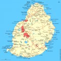 Карта Маврикии