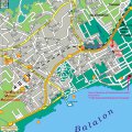 карта курорта Балатонфюред