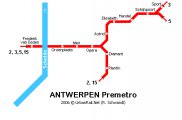 карта Антверпен