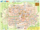 Транспортная карта Мюнхена (метро,  автобус и тд)