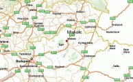 карта расположения курорта Мишкольц