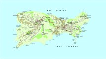Подробная карта Капри