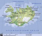 карта курорта Западная Исландия