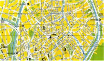 карта центра города Брюге