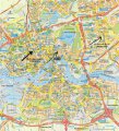 подробная карта города Роттердам