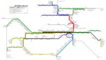 Карта метро Йоханнесбурга